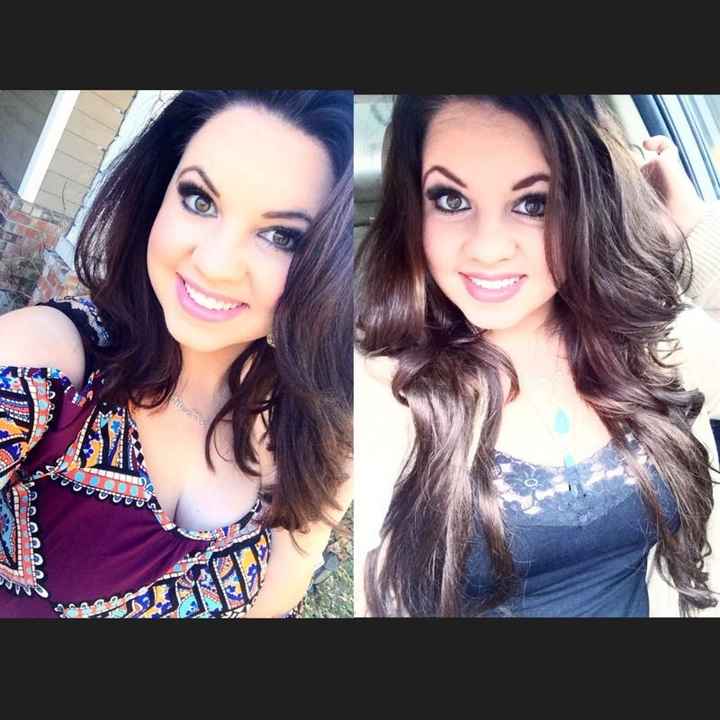 KWR: Clip in hair extensions.