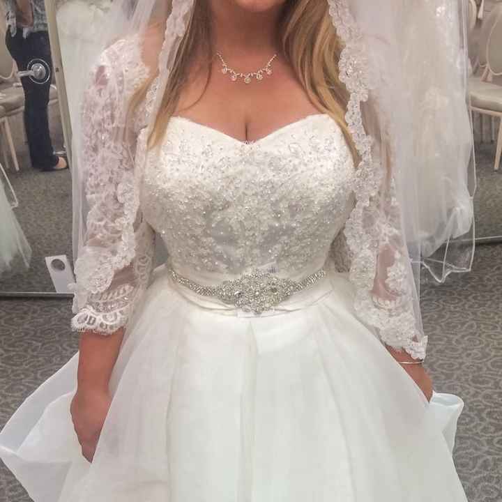 So I bought a wedding dress....