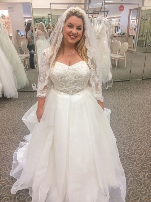 Any plus size brides think they rock their dress better than the model?
