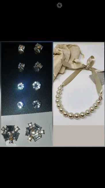 Bridesmaids Jewelry - Earring opinions please - 1