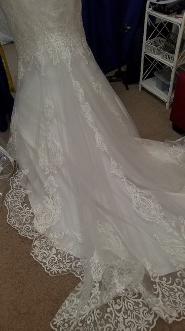 What kind of veil for strapless mermaid dress? - 1