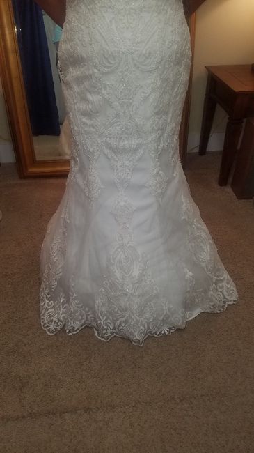 What kind of veil for strapless mermaid dress? - 3