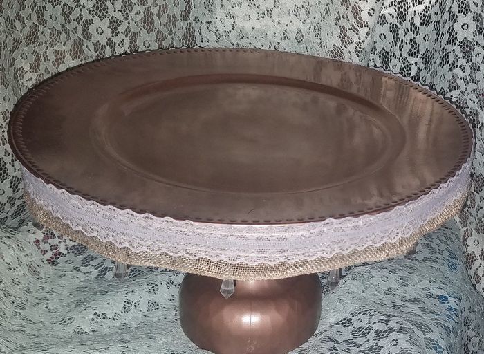 My $8 diy Cake Plate 1