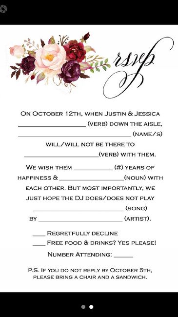 Looking for custom Invites/save the dates. 2