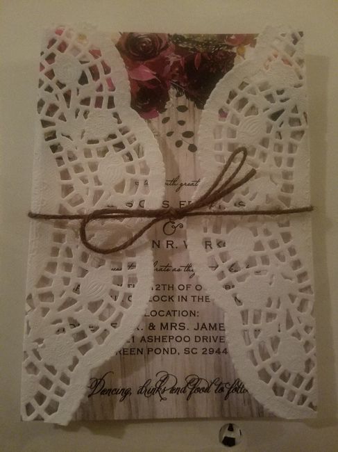 Looking for custom Invites/save the dates. 3