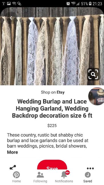 Outdoor ribbon/cloth partition for outdoor wedding - 2