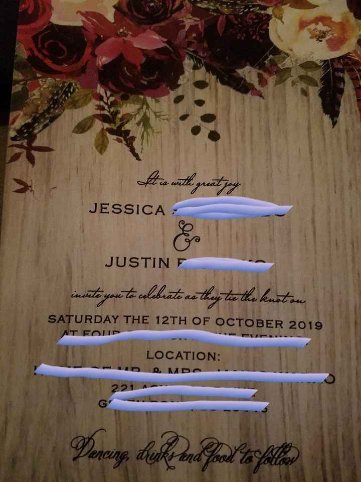 Where did you get your wedding invitations? - 1