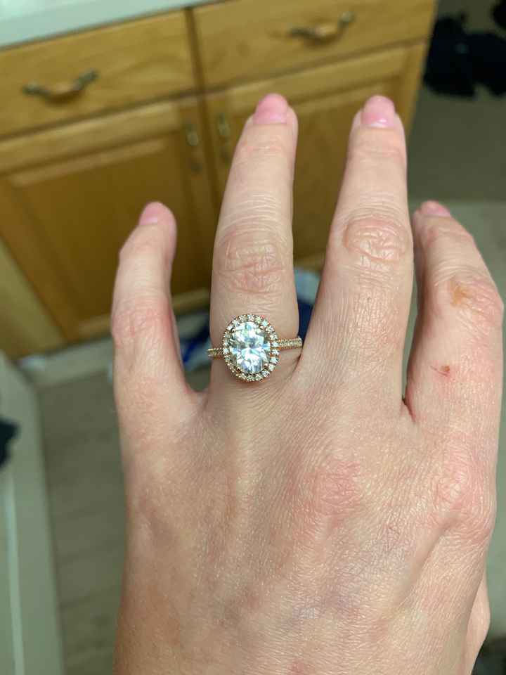 Oval Cut Diamond Rings - 1