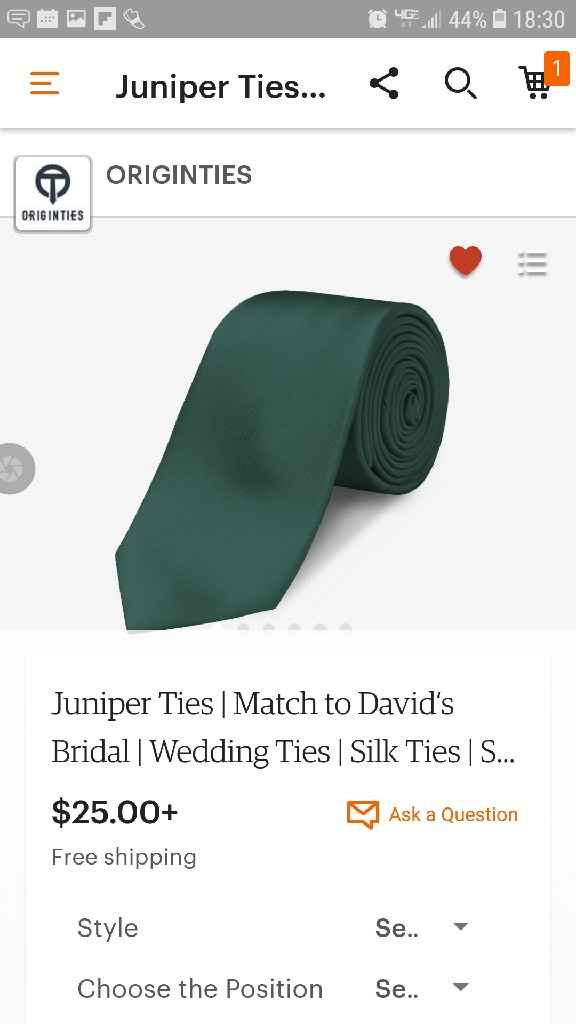Groomsmen attire - 1