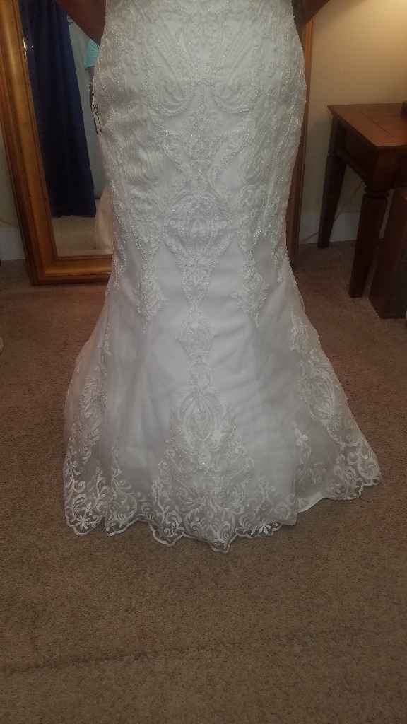 What kind of veil for strapless mermaid dress? - 3