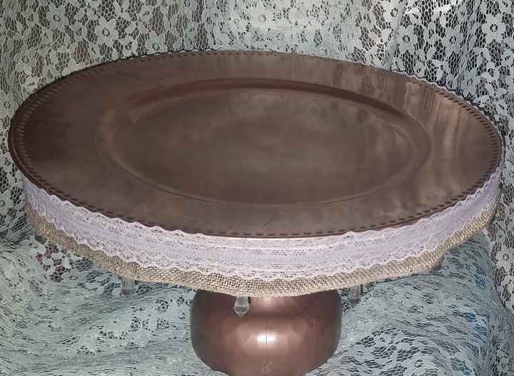 My $8 diy Cake Plate - 1