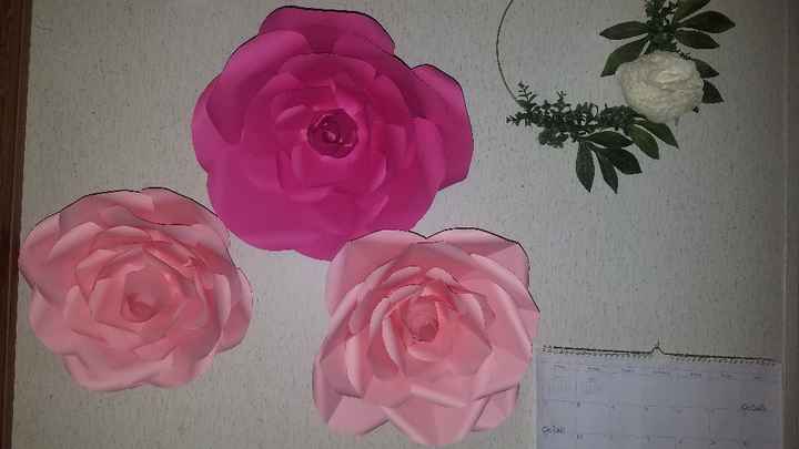Giant paper flower ceremony backdrop! How to hang it? suggestions please! - 3