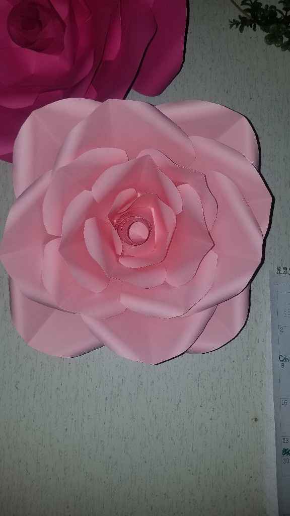 Giant paper flower ceremony backdrop! How to hang it? suggestions please! - 4