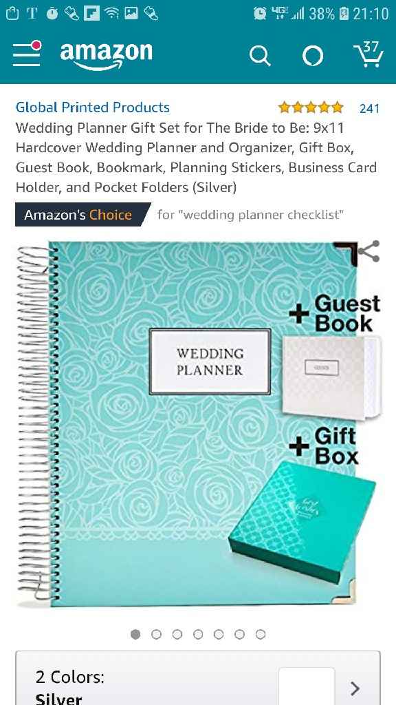 Wedding binder/physical planners? - 1