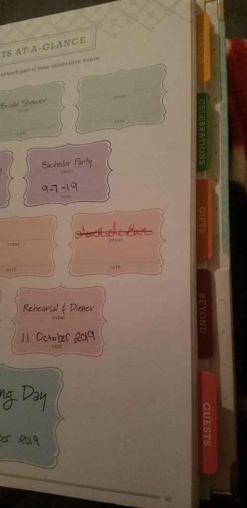 Wedding binder/physical planners? - 6