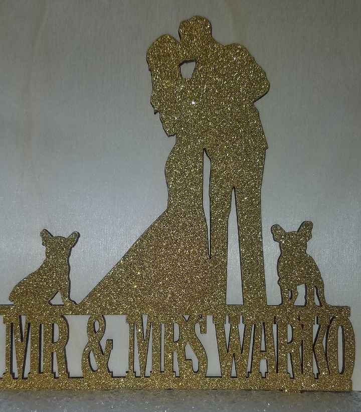 Cake Topper In***** Love our Frenchies - 1