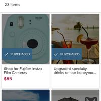 $ instead of registry/gifts - 3