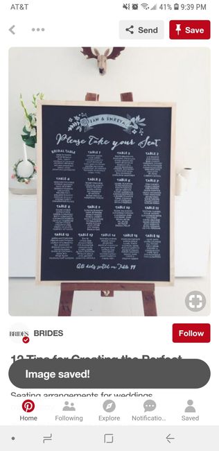Seating chart ideas - 1
