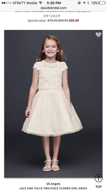 Flower girl dress dilemma