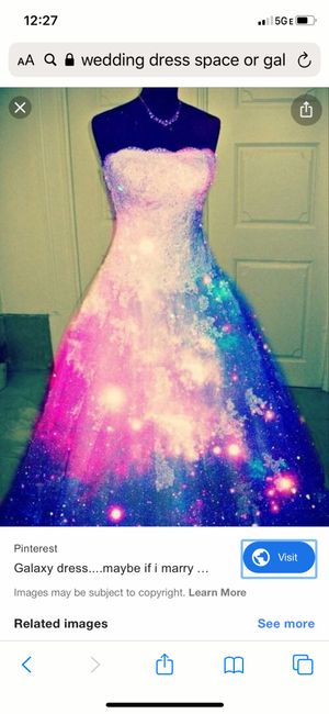 Spray Painted/ombre Dress - 1