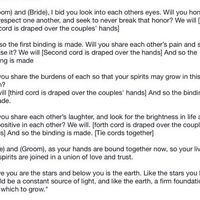 Handfasting and wedding bands - 1