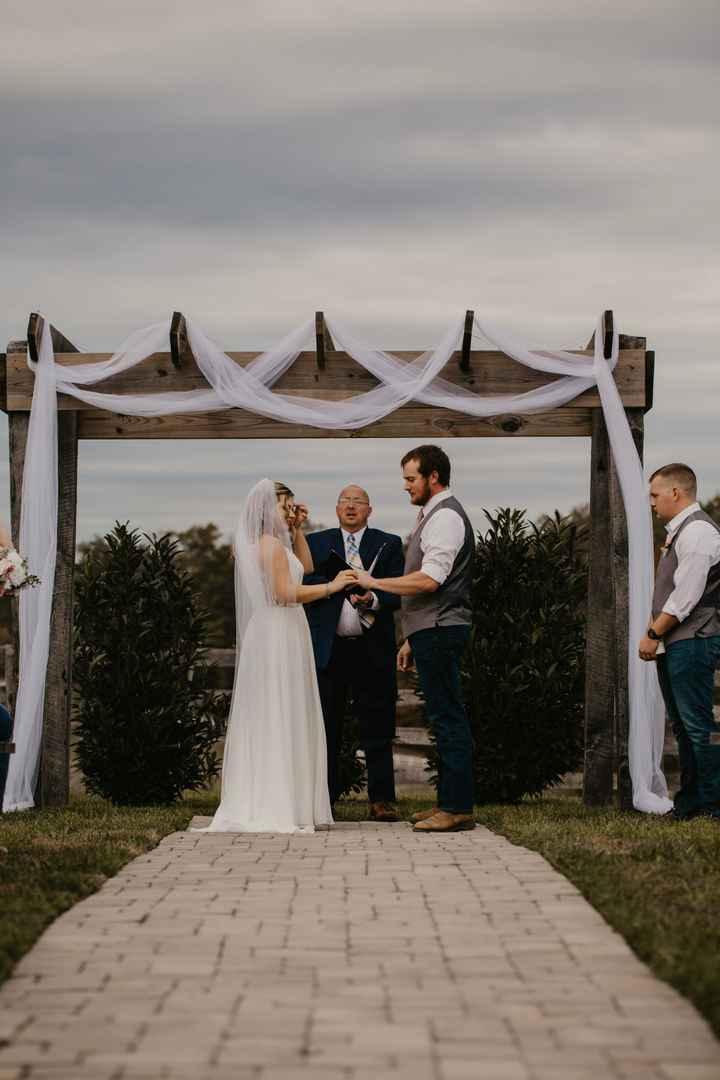 Where can i find Tulle for my pergola? Wedding Ceremony - 1