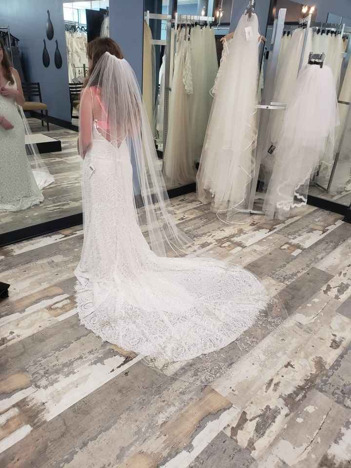 Veil or Flowers In Hair - 1