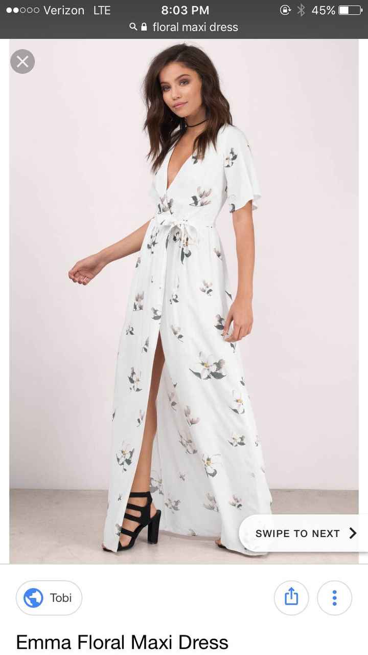 What did/will you wear your first day as a wife? - 1