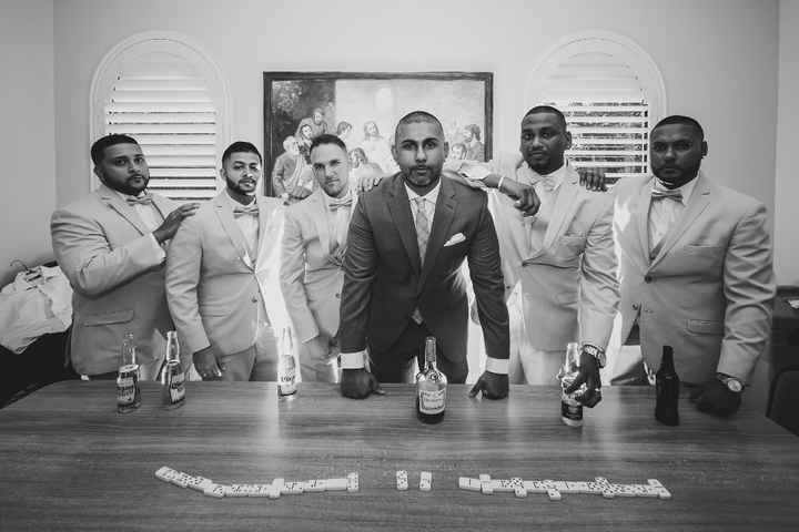 My husband and the guys!