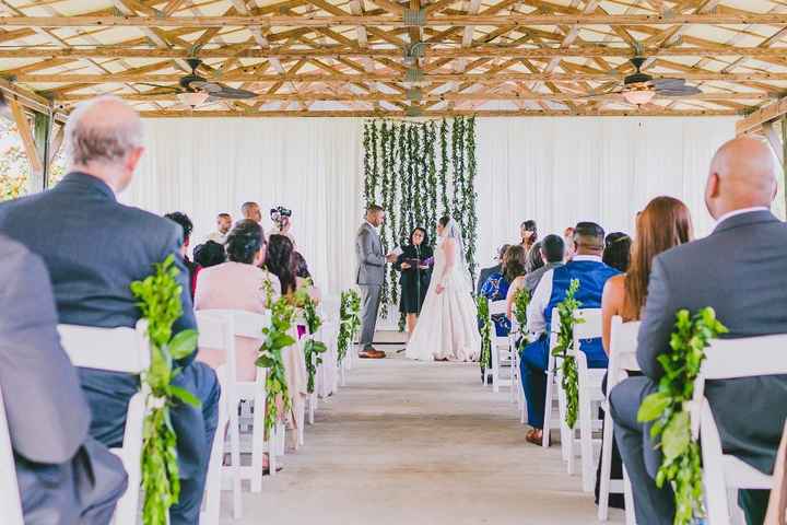 Our beautiful ceremony