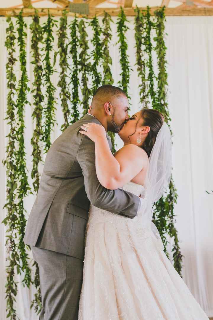 "You may now kiss the bride!"