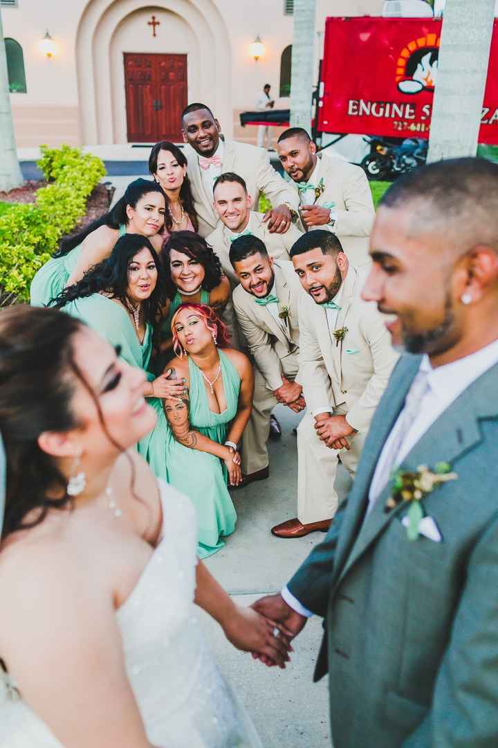 We had the best wedding party!