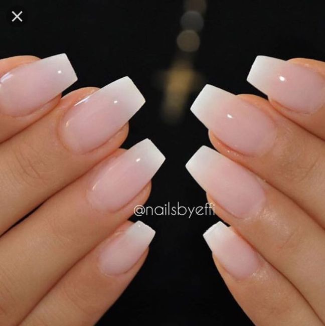 Beach wedding nails - 1