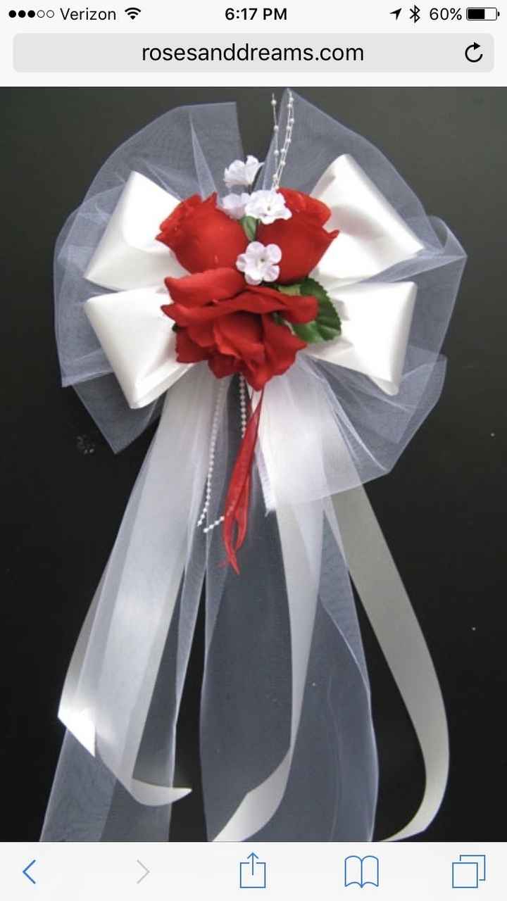 Show me your pew decorations!