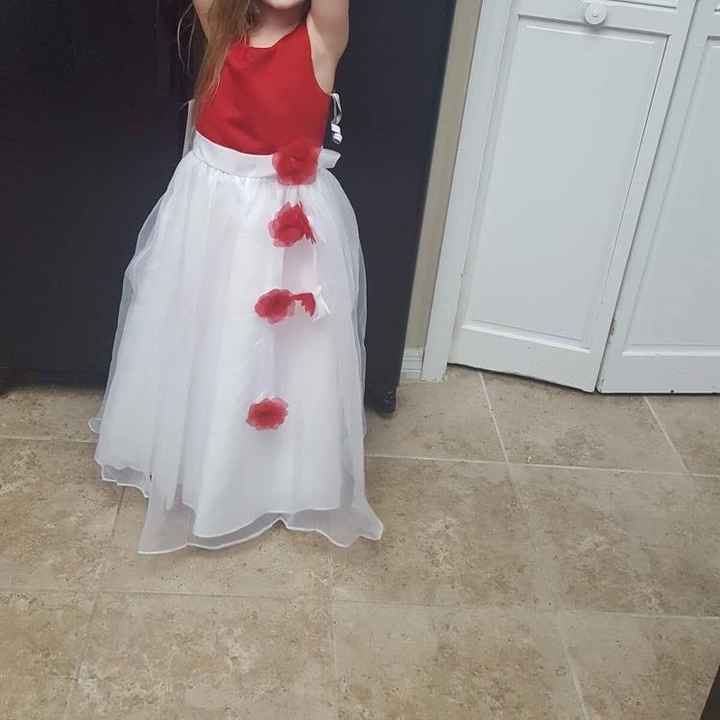 My daughter Flower girl dress