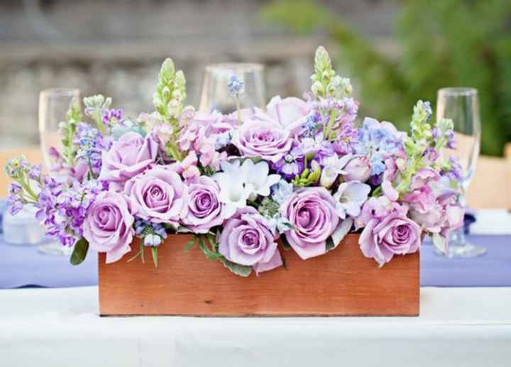 Flower Box Centerpiece Idea