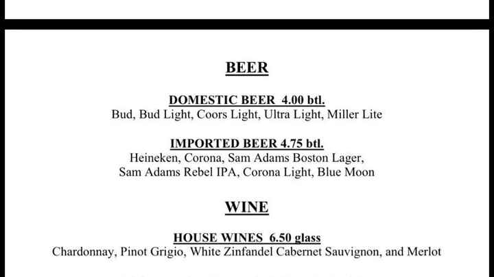 Beer & Wine question