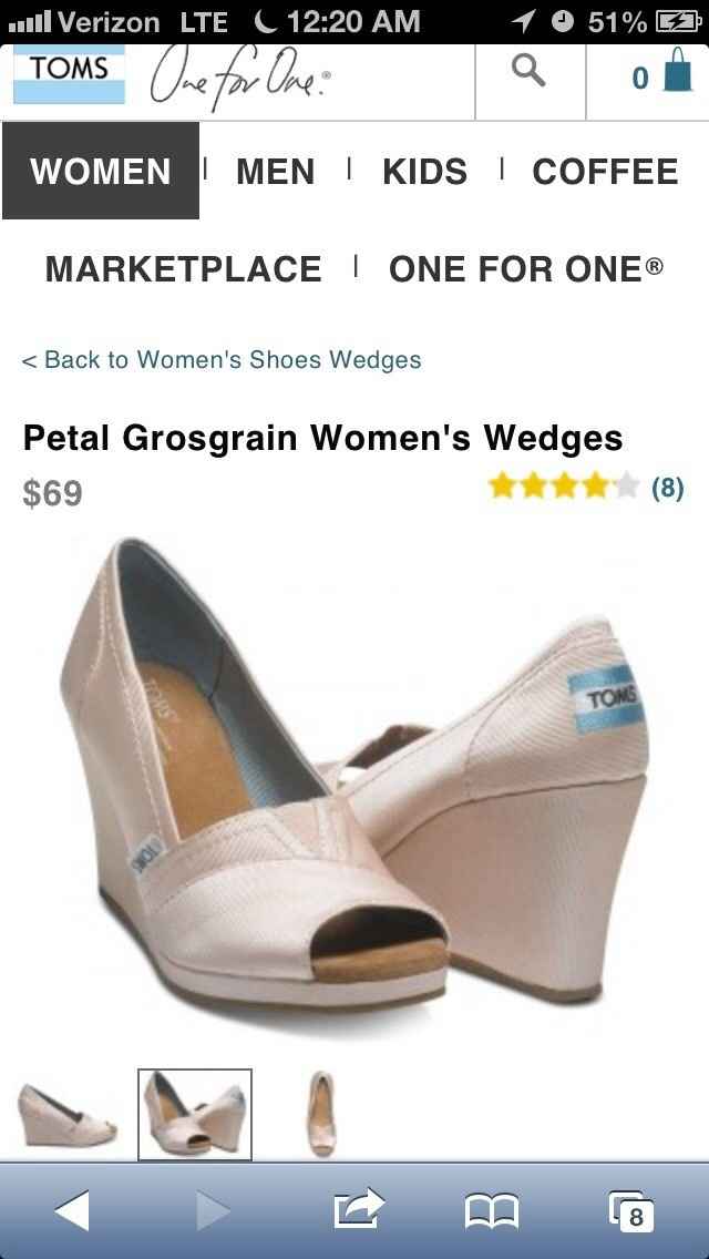 Let me see your wedding shoes