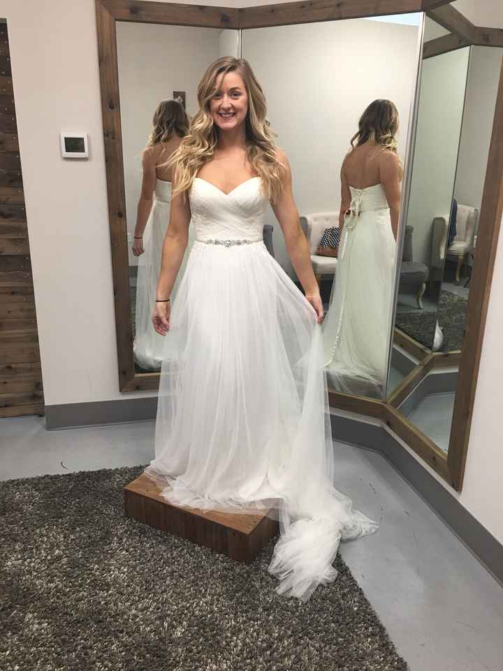 Said yes to the dress!