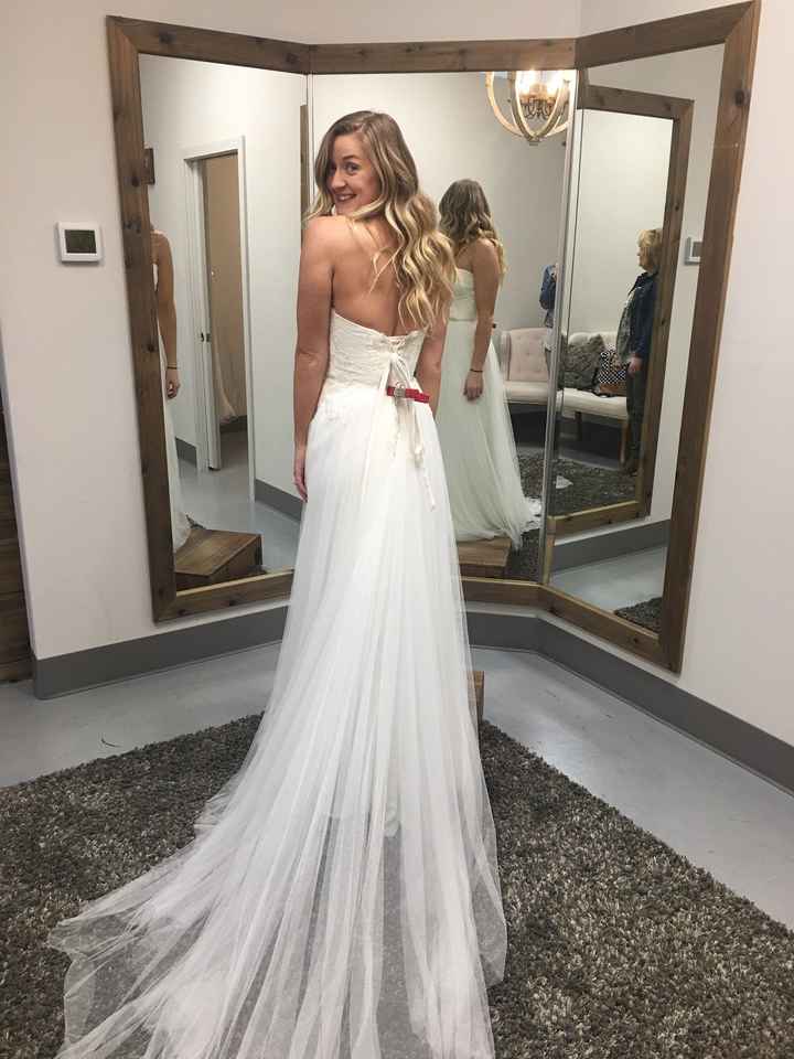 Said yes to the dress!