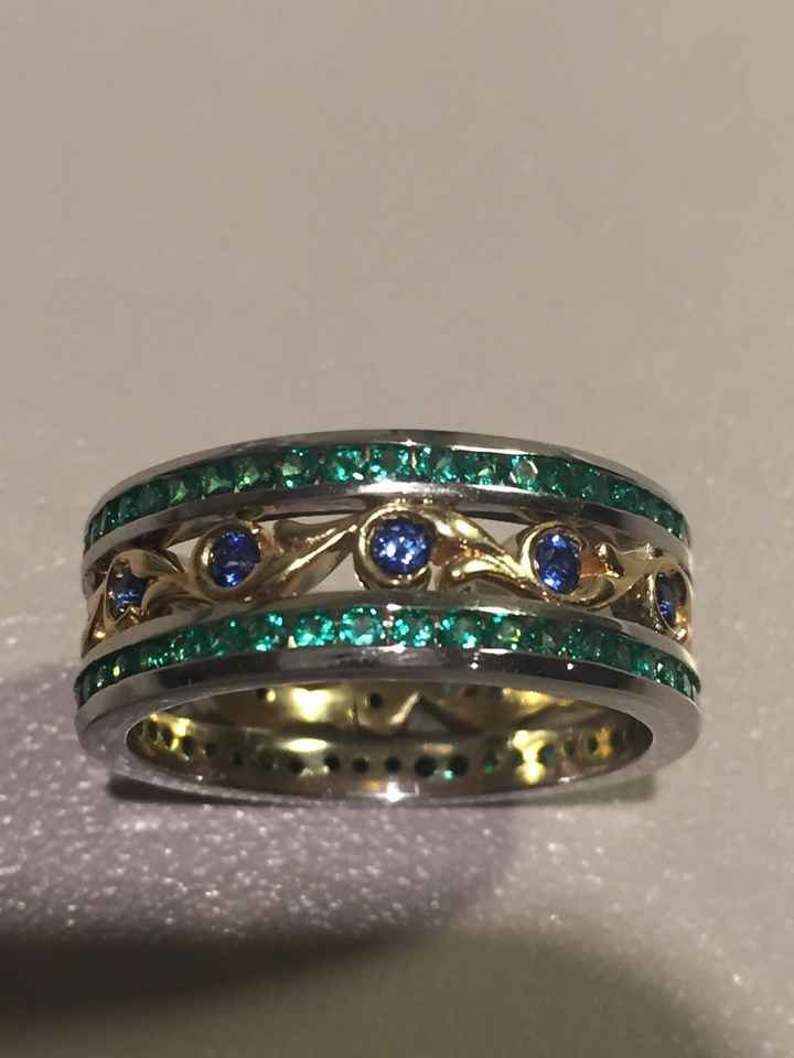 Emerald Wedding band inspiration