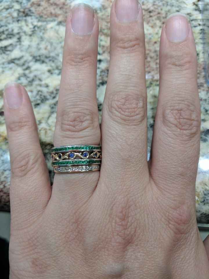 We bought our wedding bands!