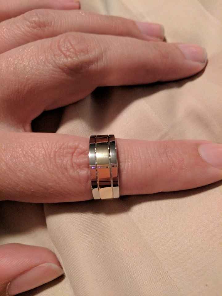 We bought our wedding bands!