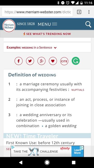 Legal marriage day