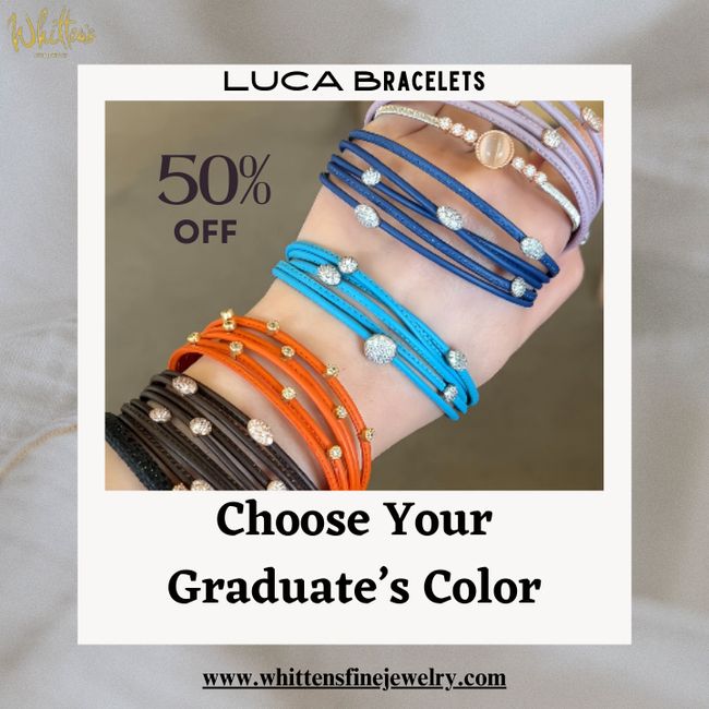 All LUCA Bracelets offer 50%OFF‼️ Choose Your Graduate’s Color to represent their areas of study.