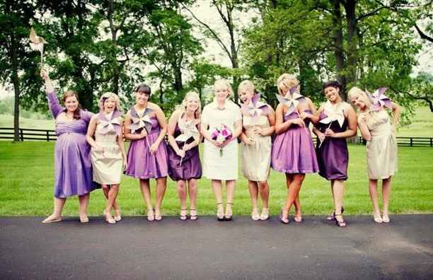 Instead of bouquets...