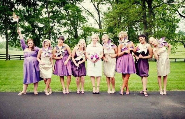 Instead of bouquets...