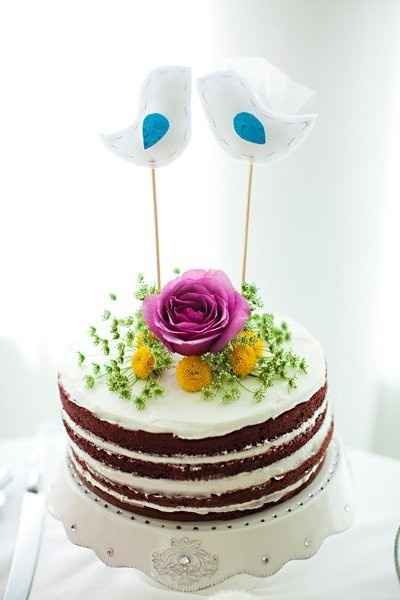 Naked Wedding Cake