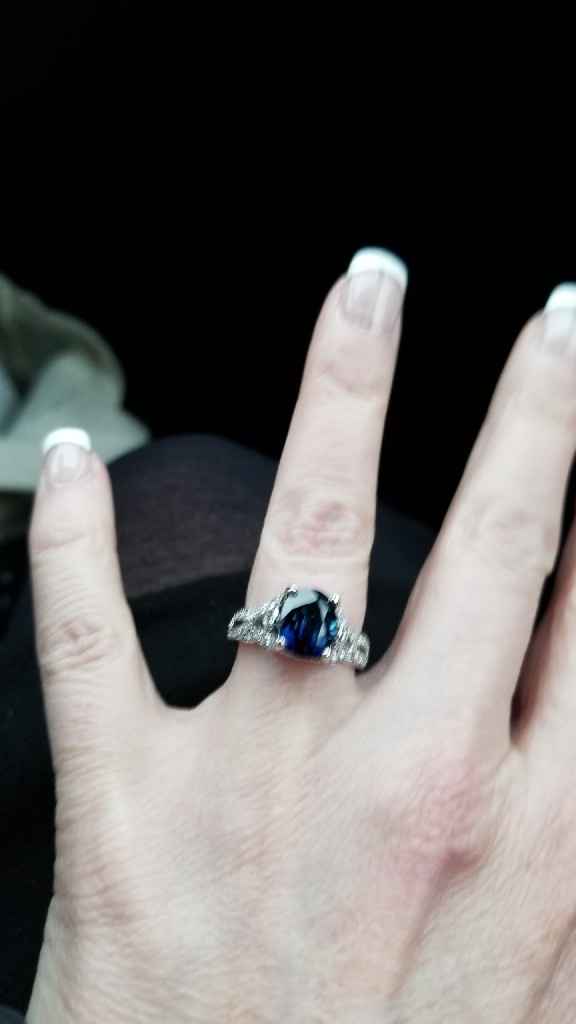 Sapphire Wedding Bands - Would Love to See Yours! - 1