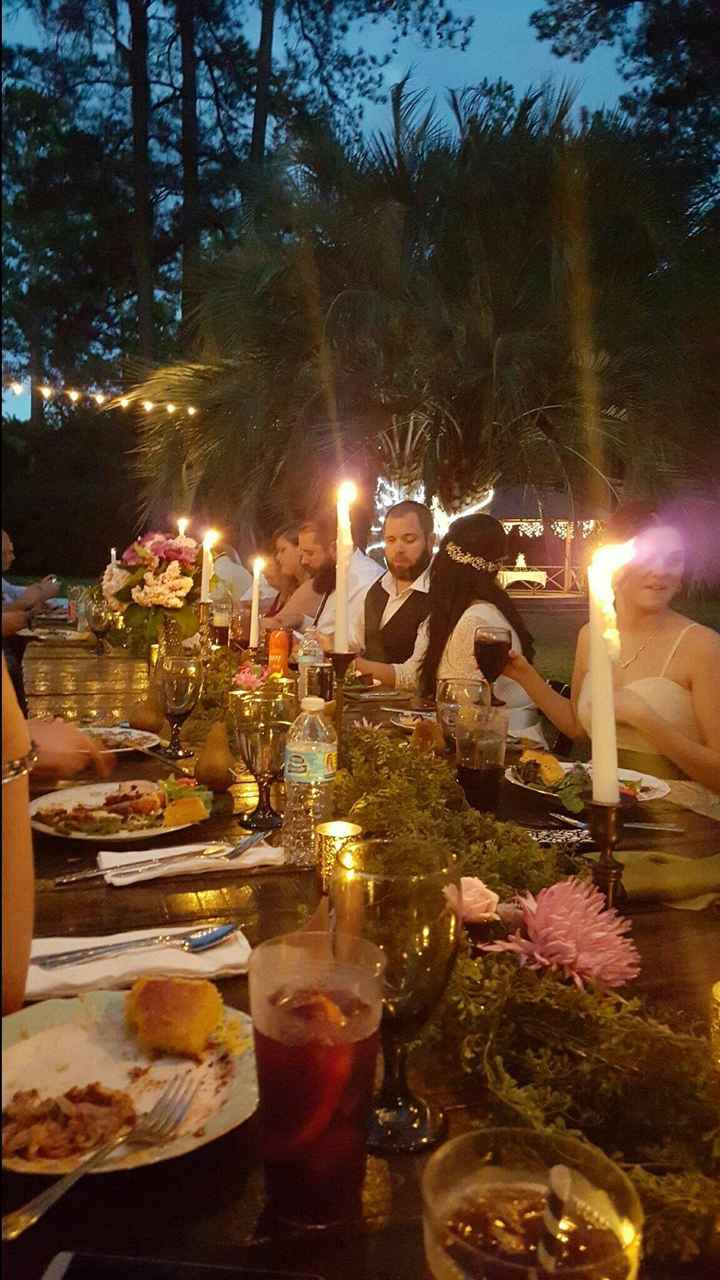BAM!  Back after our wonderful wedding!